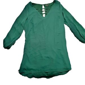 Forest Green Charlotte Russe Tunic 1X